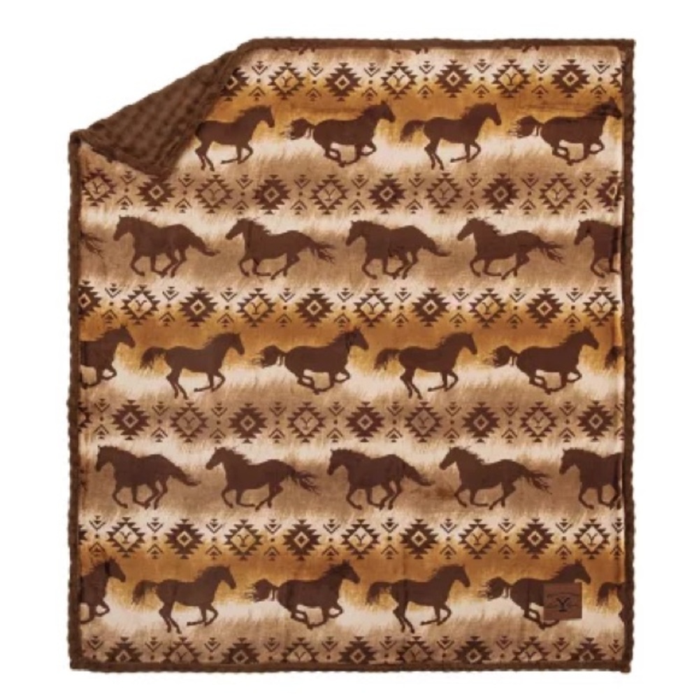 Yellowstone Silk Touch Mink Reverse Throw, 60" X 70"